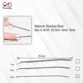 Kaamastra Urethral Sounding Device Dimensions β 25.5cm Length, 5mm Diameter β Medical Steel